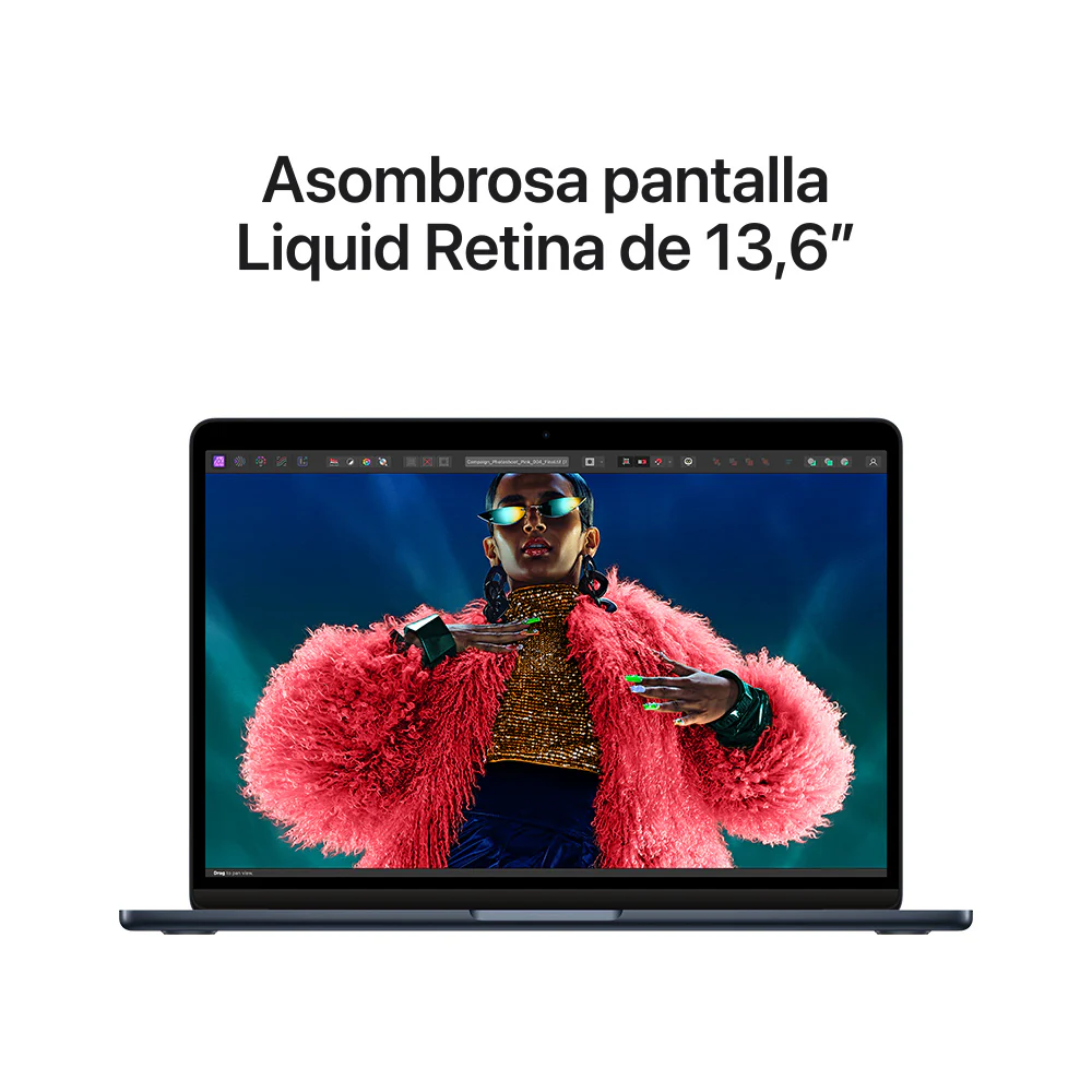 MacBook Air de 13 pulgadas: Chip M3 de Apple con CPU de 8 núcleos y GPU de 10 núcleos, 512 GB SSD - Azul medianoche - Image 5