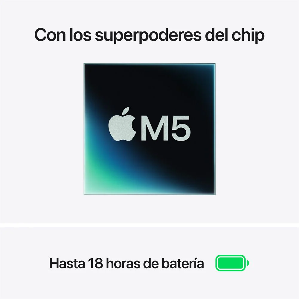 MacBook Air de 15 pulgadas: Chip M5 de Apple con CPU de 10 núcleos y GPU de 10 núcleos, 512 GB SSD - Blanco estrella - Image 4