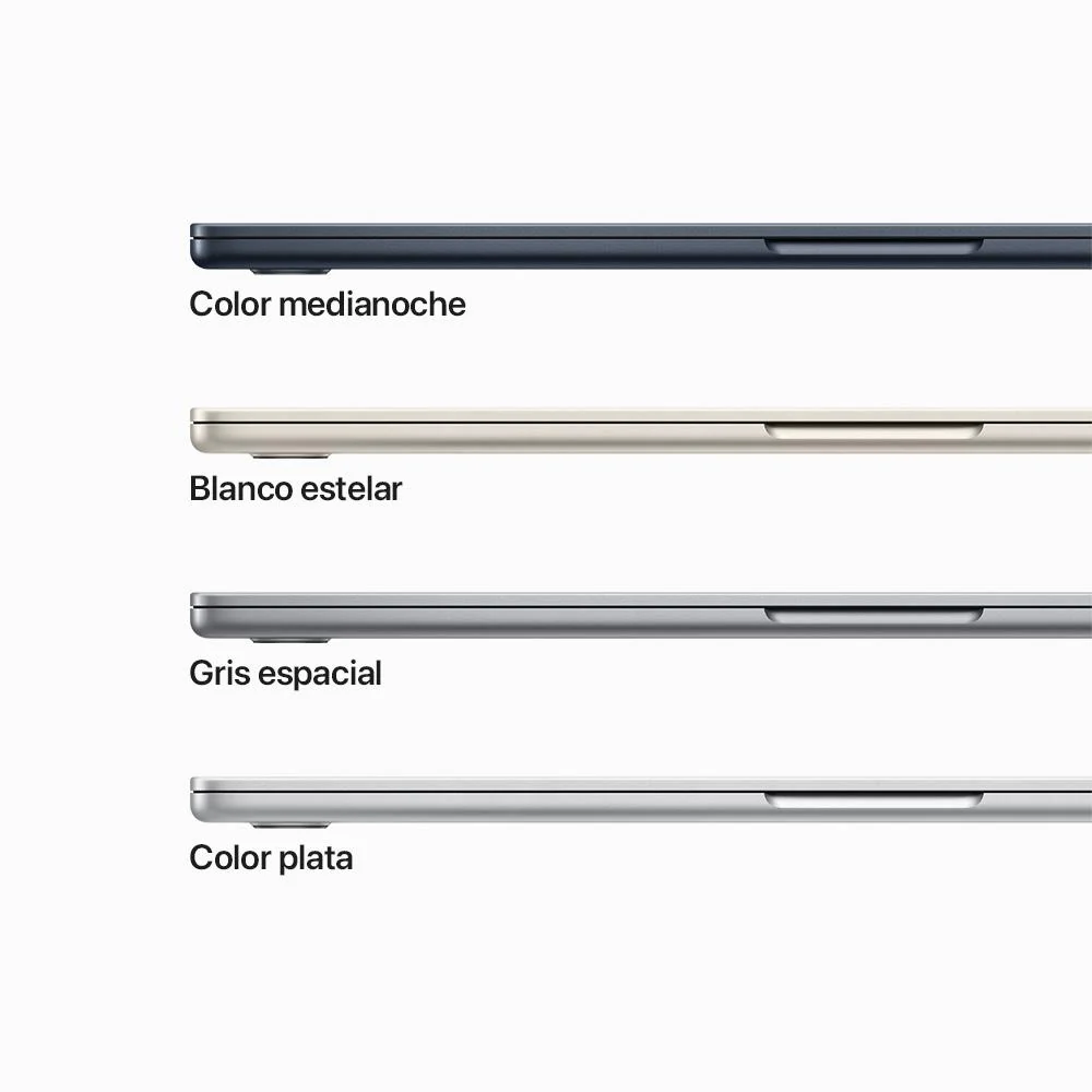 MacBook Air de 15 pulgadas: Chip M2 de Apple con CPU de ocho núcleos y GPU de diez núcleos, 256 GB SSD - Gris espacial - Image 10