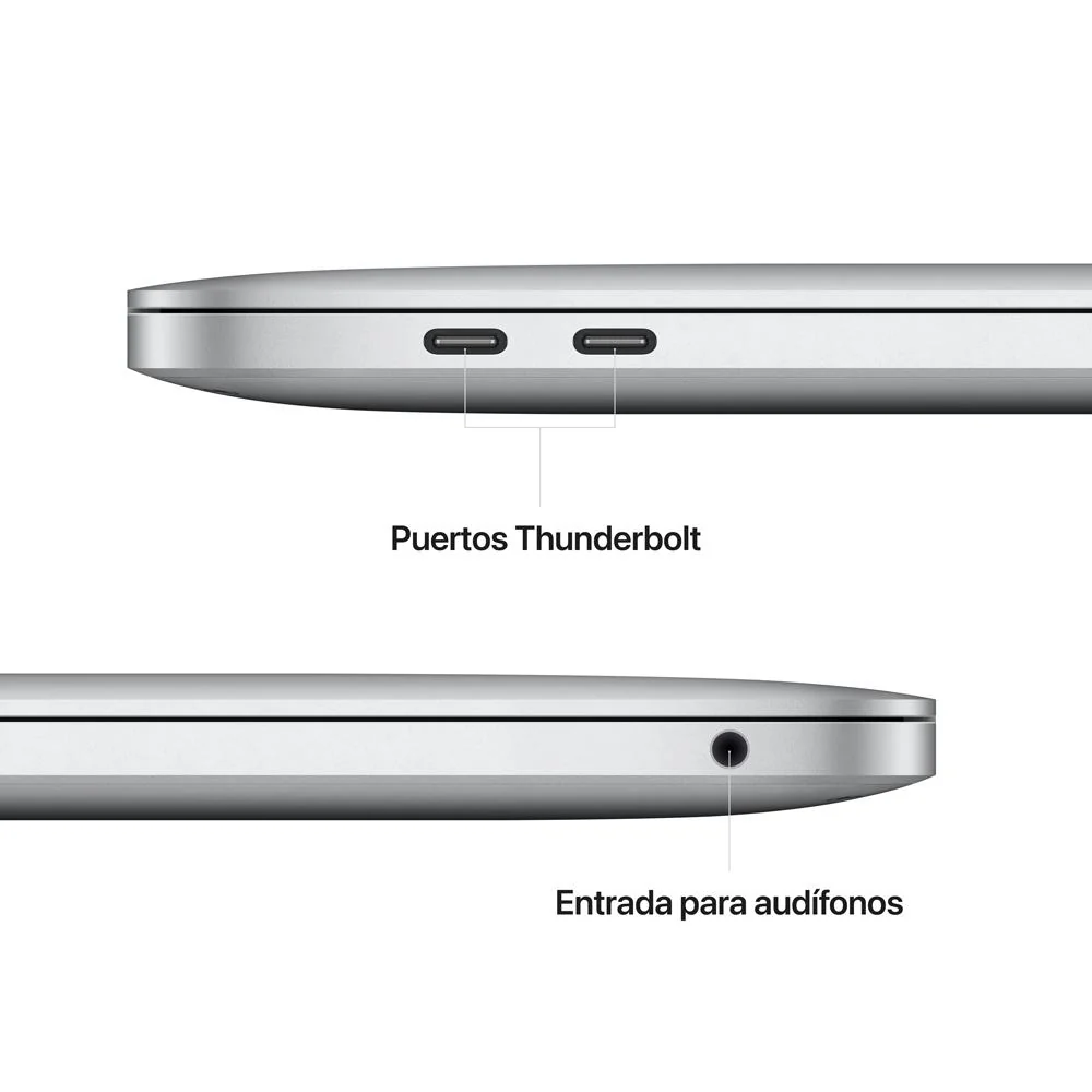MacBook Pro de 13 pulgadas: Chip M2 de Apple con CPU de ocho núcleos y GPU de diez núcleos, 512 GB SSD - Plata - Image 6