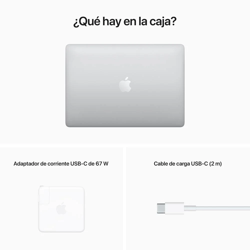 MacBook Pro de 13 pulgadas: Chip M2 de Apple con CPU de ocho núcleos y GPU de diez núcleos, 512 GB SSD - Plata - Image 9