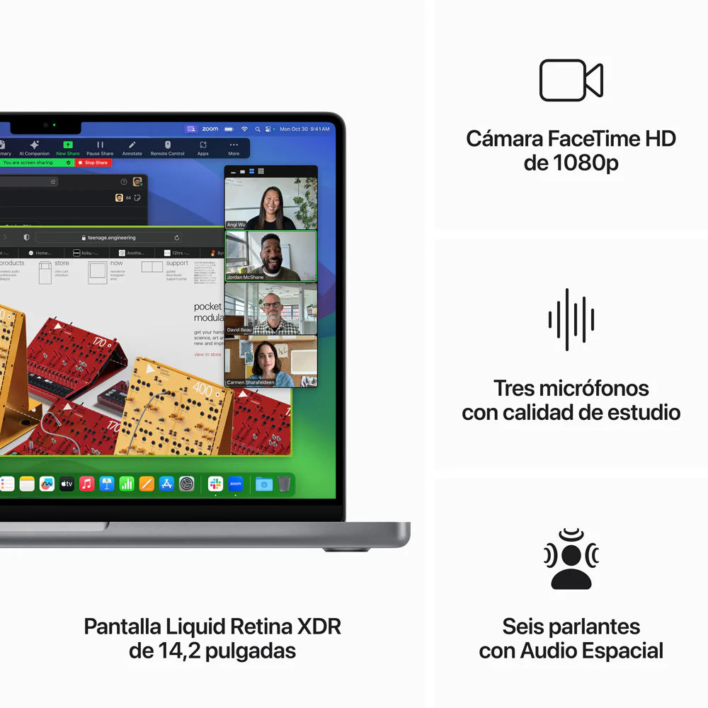MacBook Pro de 14 pulgadas: Chip M3 de Apple con CPU de 8 núcleos y GPU de 10 núcleos, 1 TB SSD - Gris espacial - Image 5