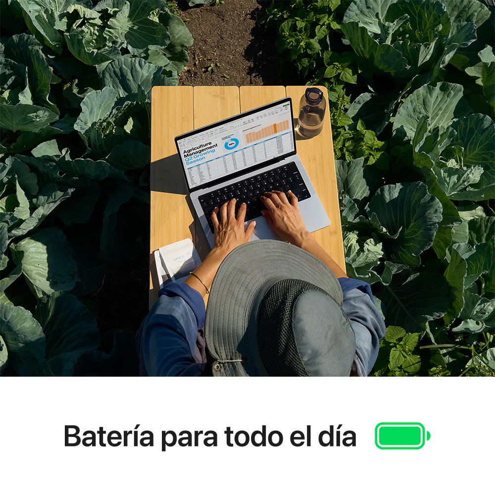 MacBook Pro de 14 pulgadas: Chip M4 de Apple con CPU de 10 núcleos y GPU de 10 núcleos, 1 TB SSD - Plata - Image 4