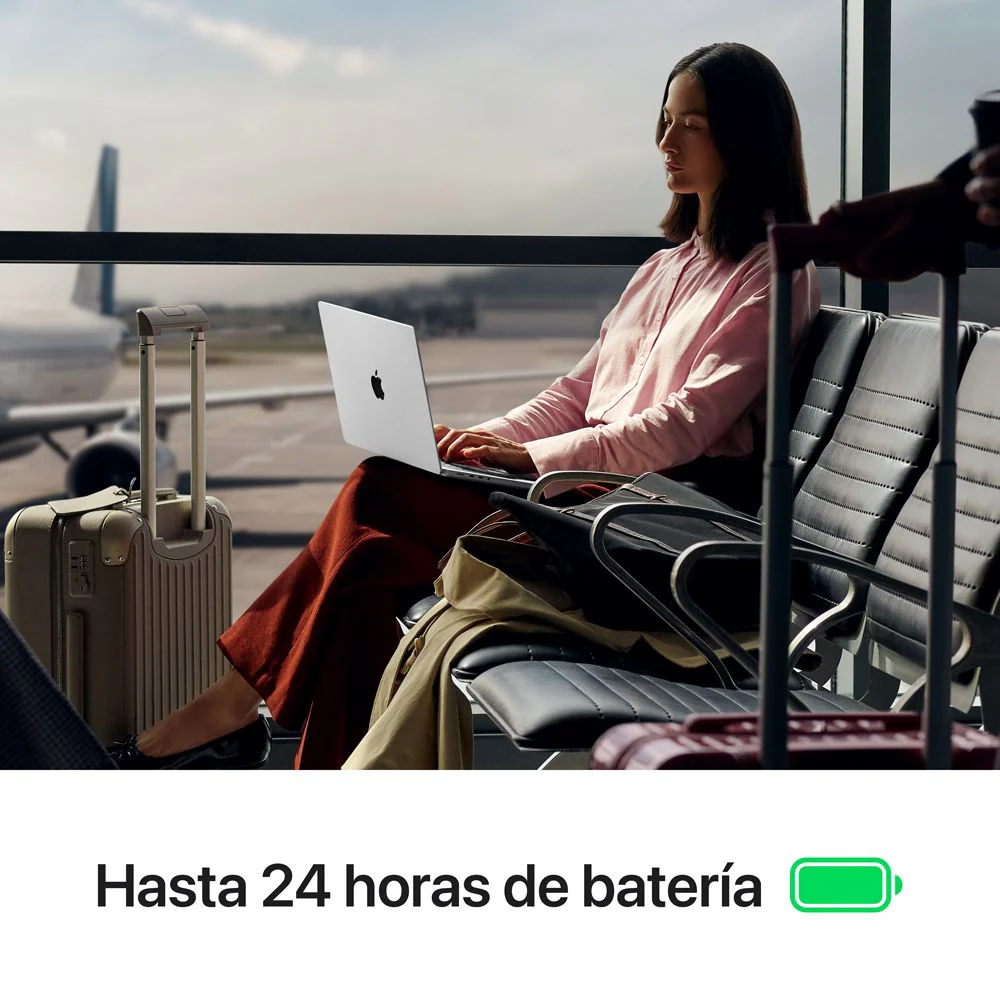 MacBook Pro de 14 pulgadas: Chip M5 de Apple con CPU de 10 núcleos y GPU de 10 núcleos, 1 TB SSD - Plata - Image 5
