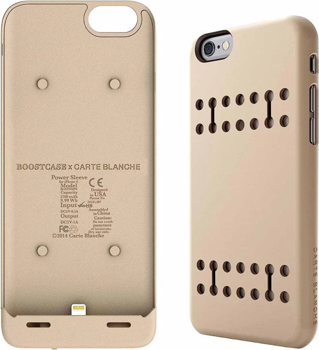 Case con Batería Externa Pro Para iPhone 6 - Dorado - Image 4