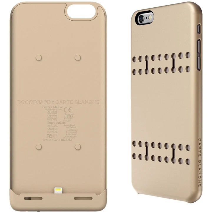Case con Batería Externa Pro Para iPhone 6 - Dorado - Image 3